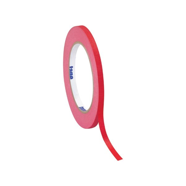 Tape Logic 1/4'' x 60 yds. Red Tape Logic Masking Tape, 12PK T93100312PKR - main